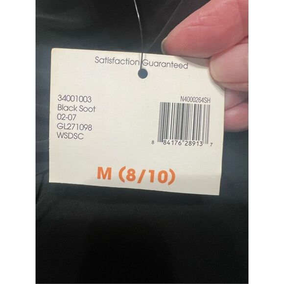 George Classic Wrap 3/4 sleeve Low V Dress Sz M (8-10) NWT - Picture 4 of 7